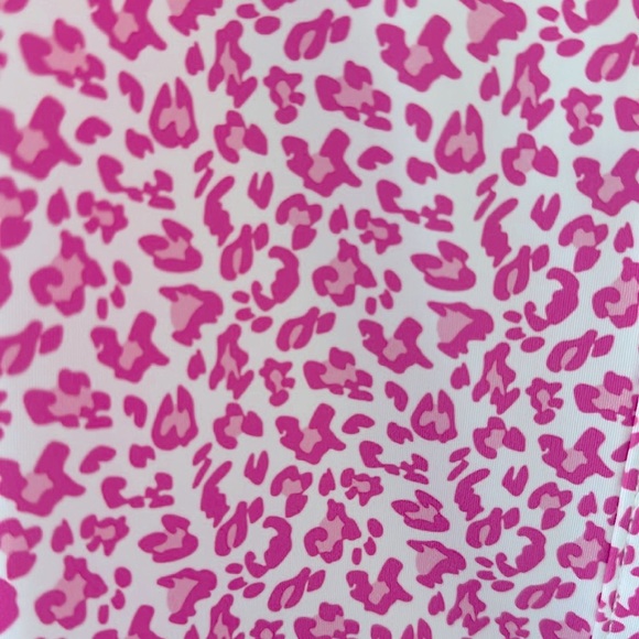 Belyn Key Women’s Keystone Pink Leopard Print Sleeveless Top Sz Small Golf - Picture 3 of 9